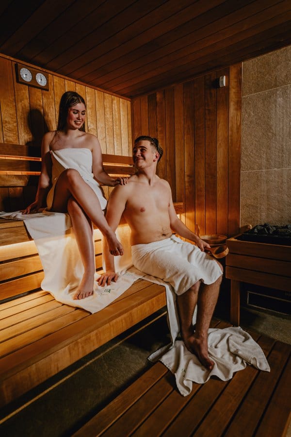 Prywatna sauna w gabinecie VIP Hotelu Jawor — strefa tylko dla jednej grupy
