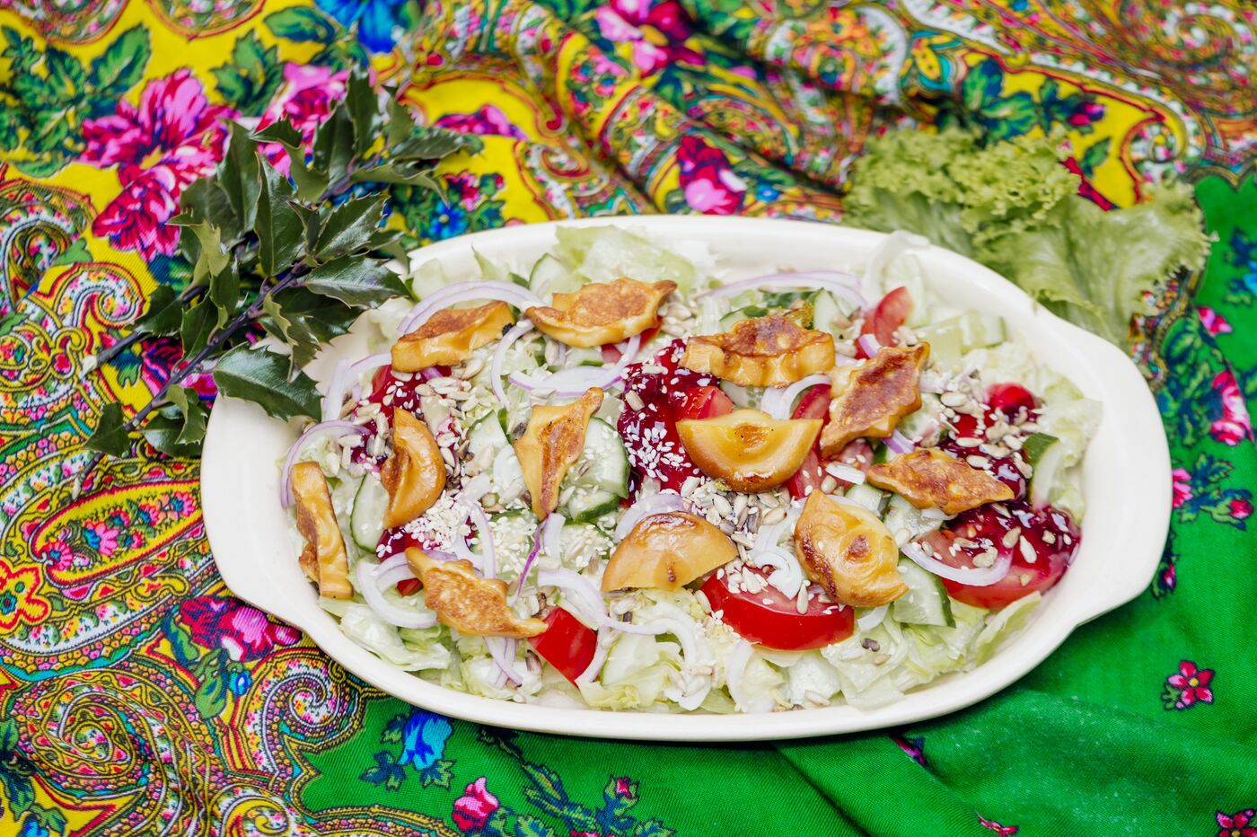 Danie główne serwowane w restauracji